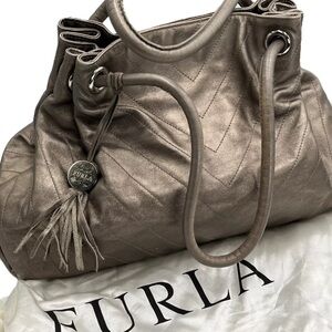 Furla Metallic Gold Shoulder bag